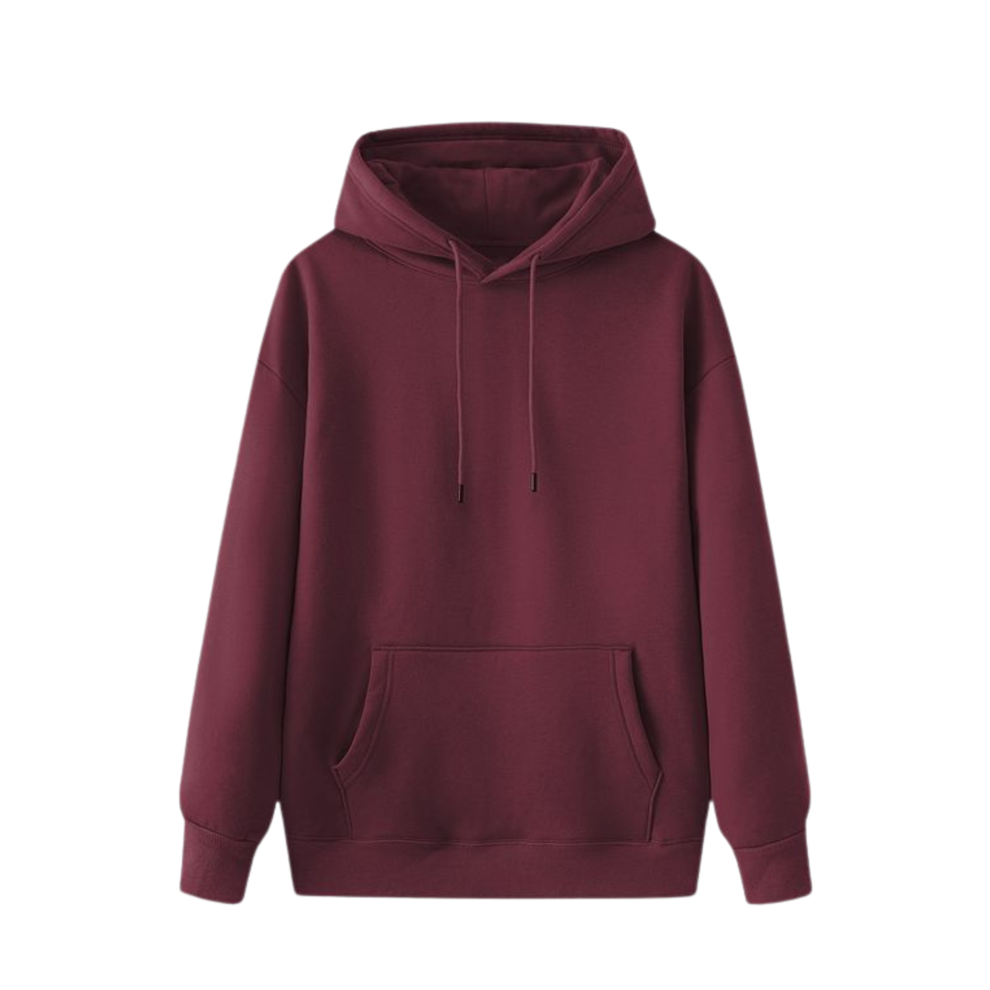Wine Red Oversized Hoodie