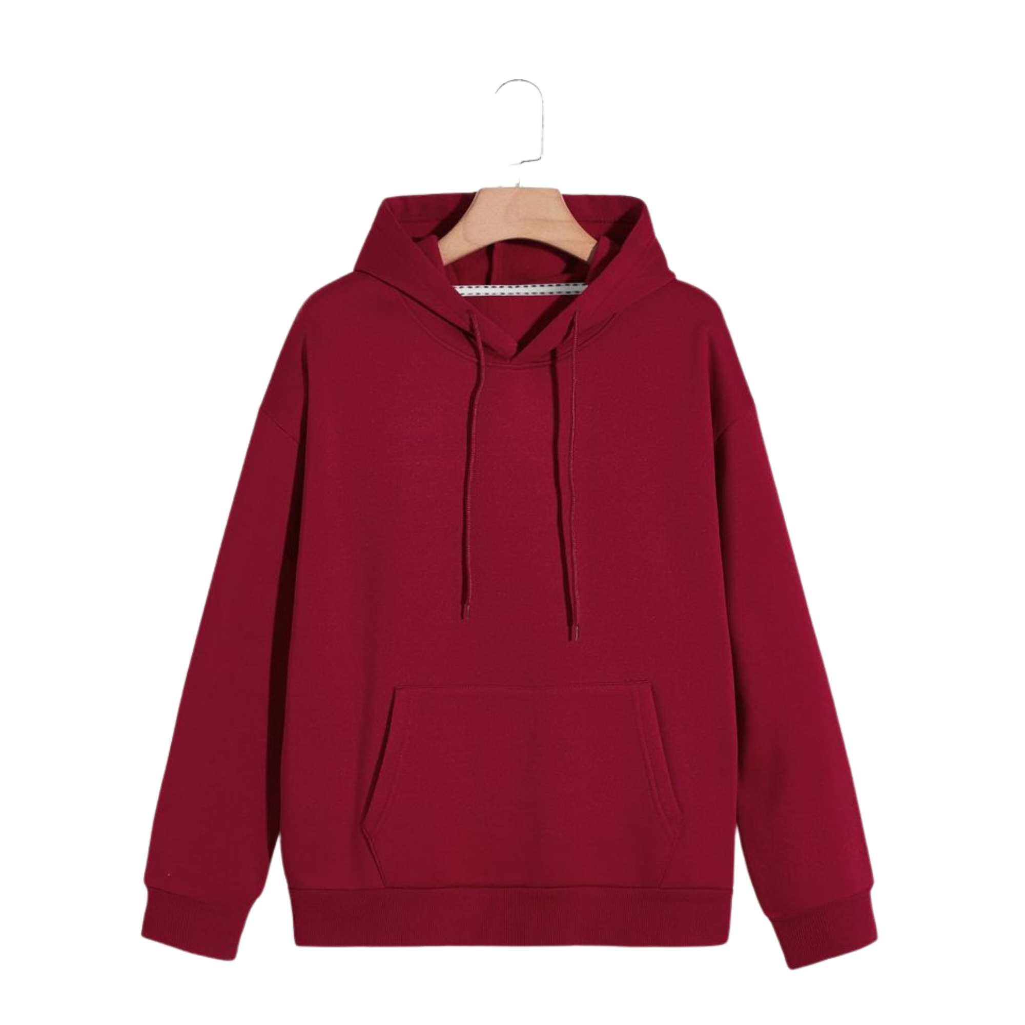 Maroon Oversized Hoodie