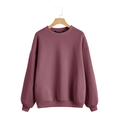 Mauve Drop-Shoulder Sweatshirt