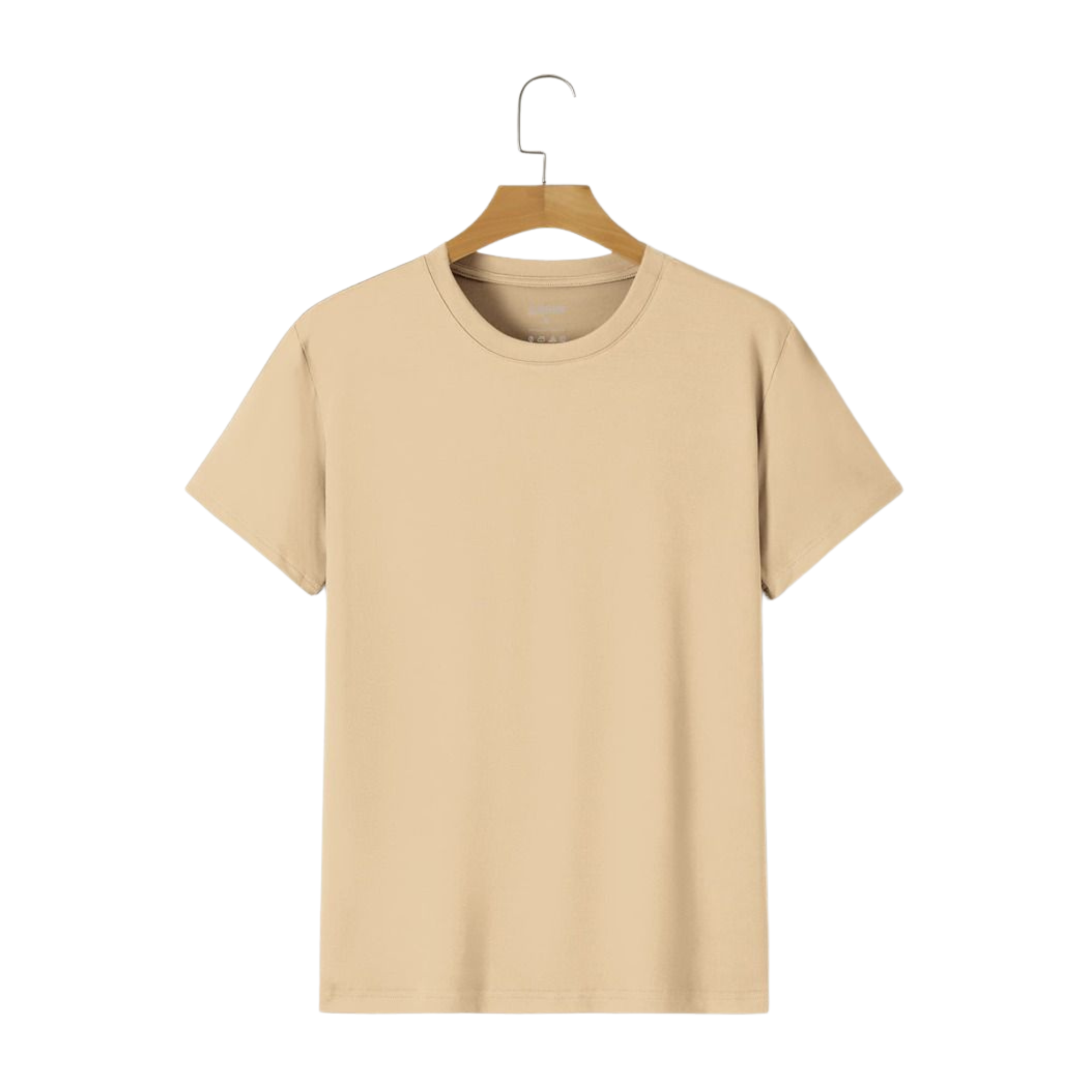 Men's Signature Sand Beige Drop Shoulder Tee