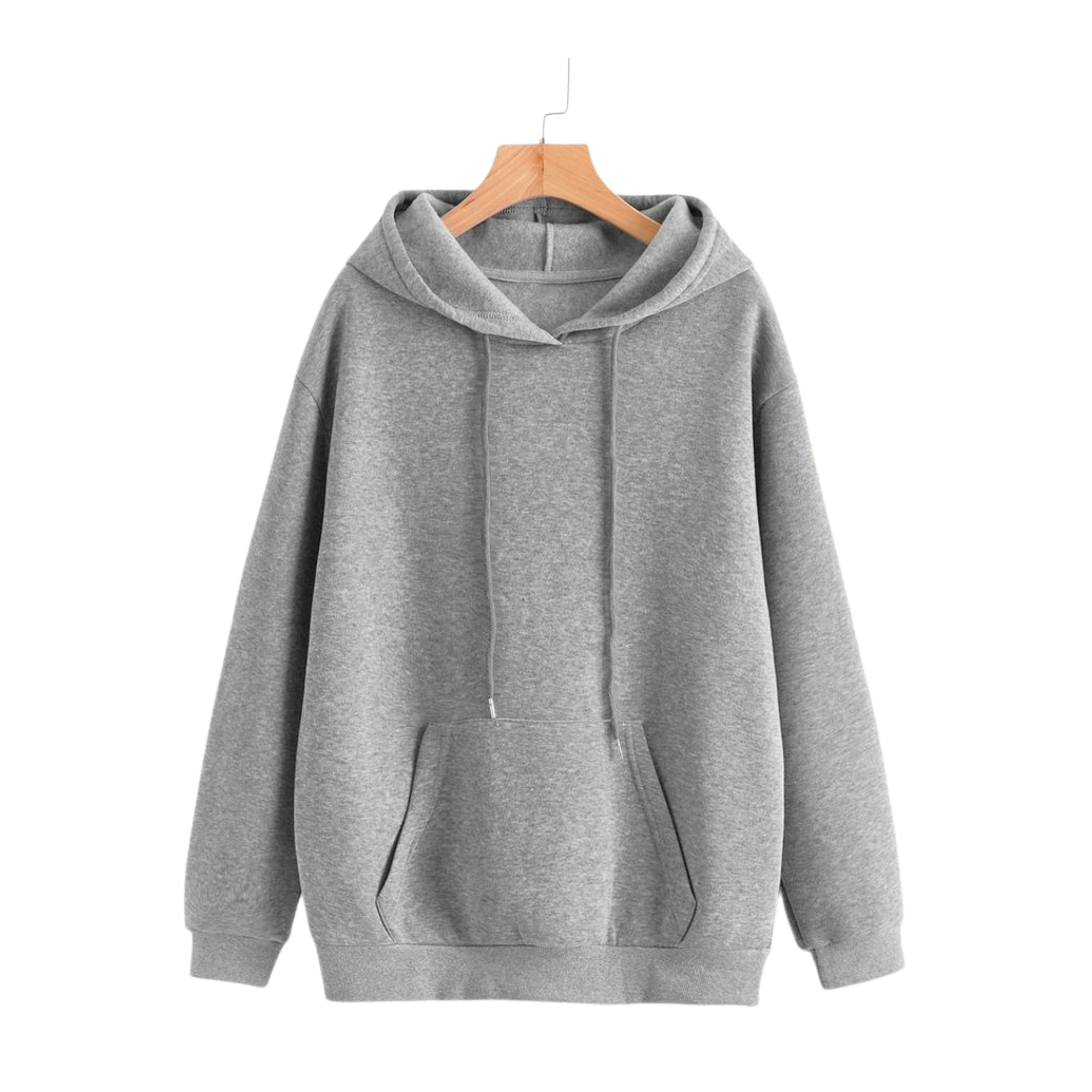 Heather Grey Oversized Hoodie