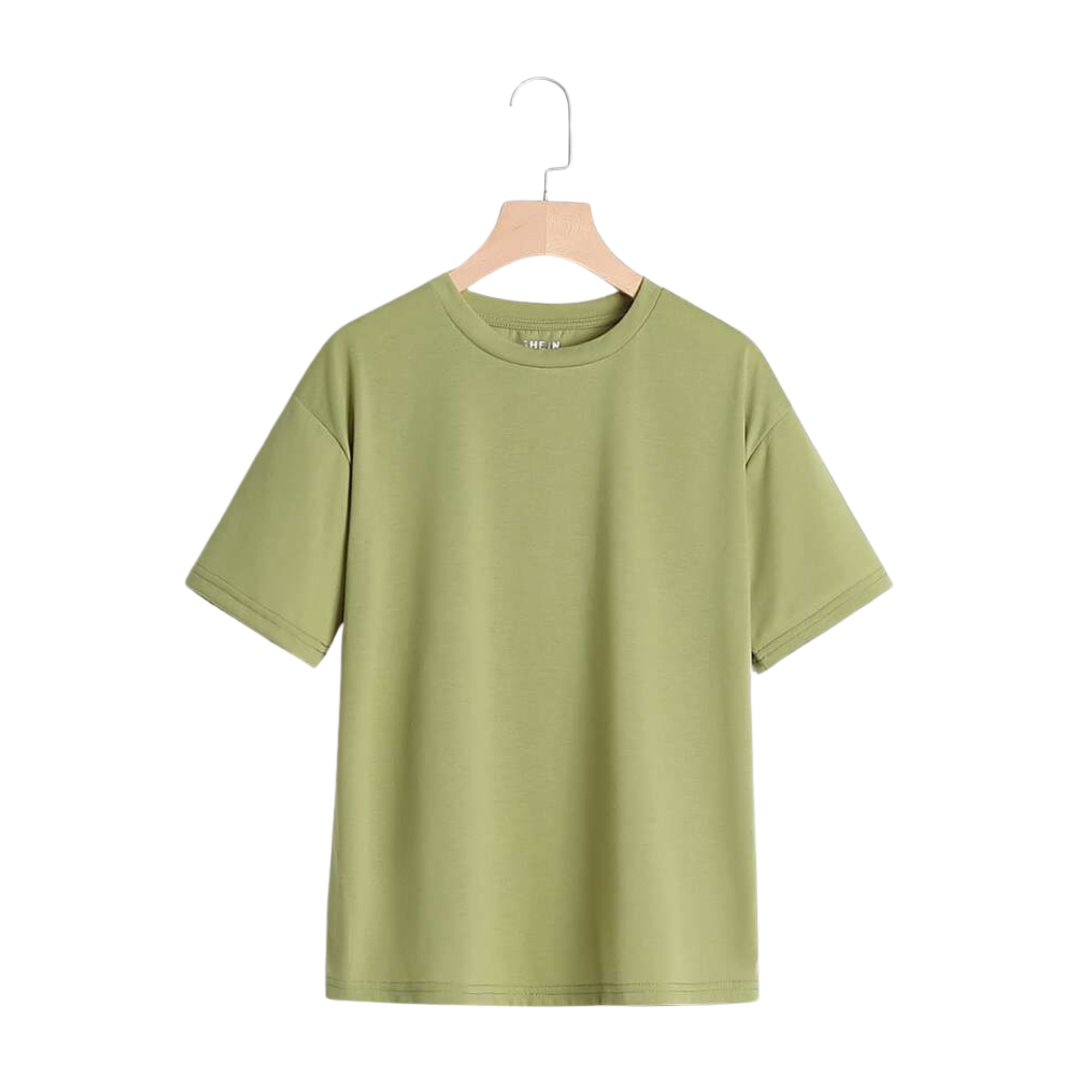 Men's Signature Sage Green Drop Shoulder Tee