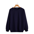 Navy Drop-Shoulder Sweatshirt