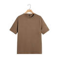 Men's Signature Mocha Brown Drop Shoulder Tee