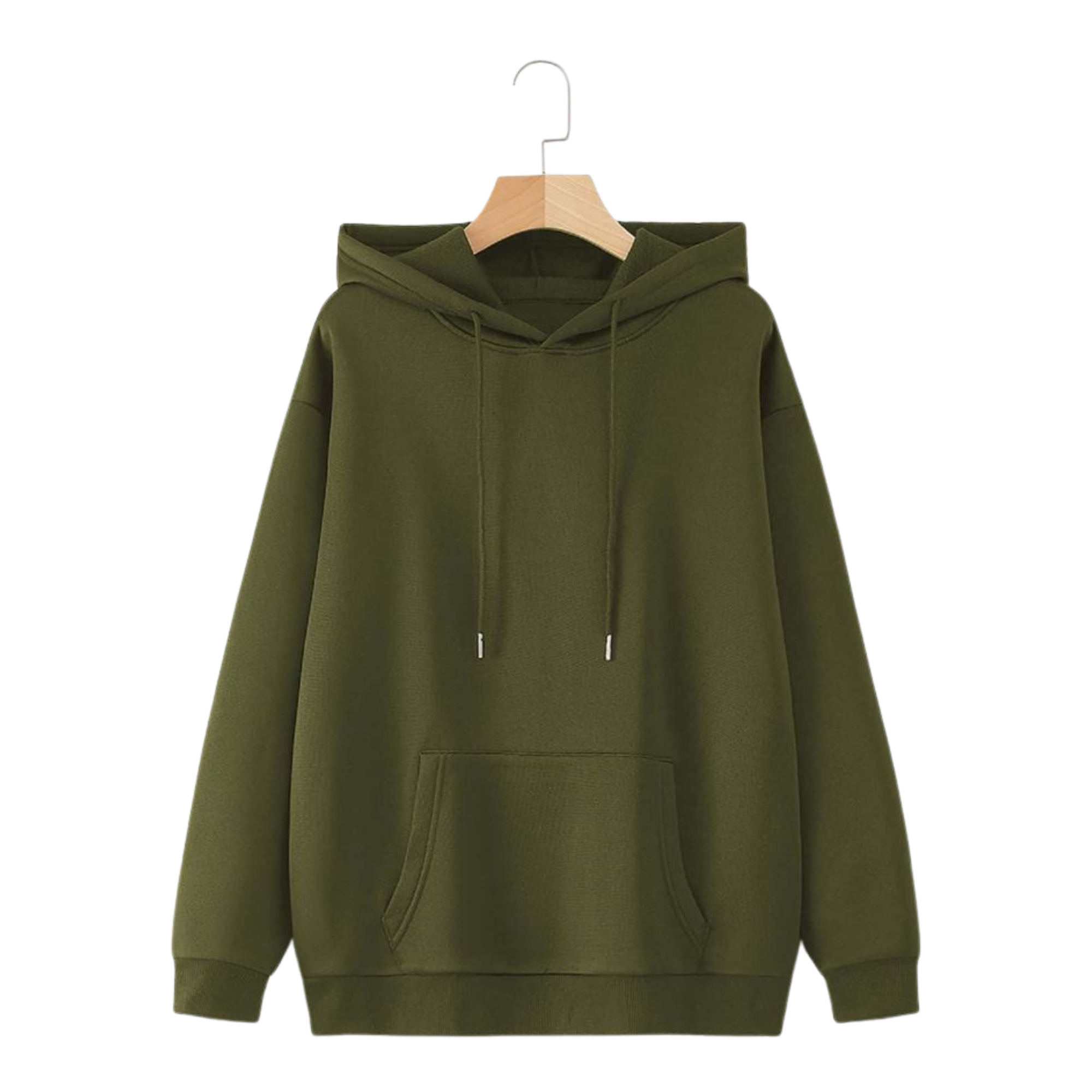 Olive Green Oversized Hoodie