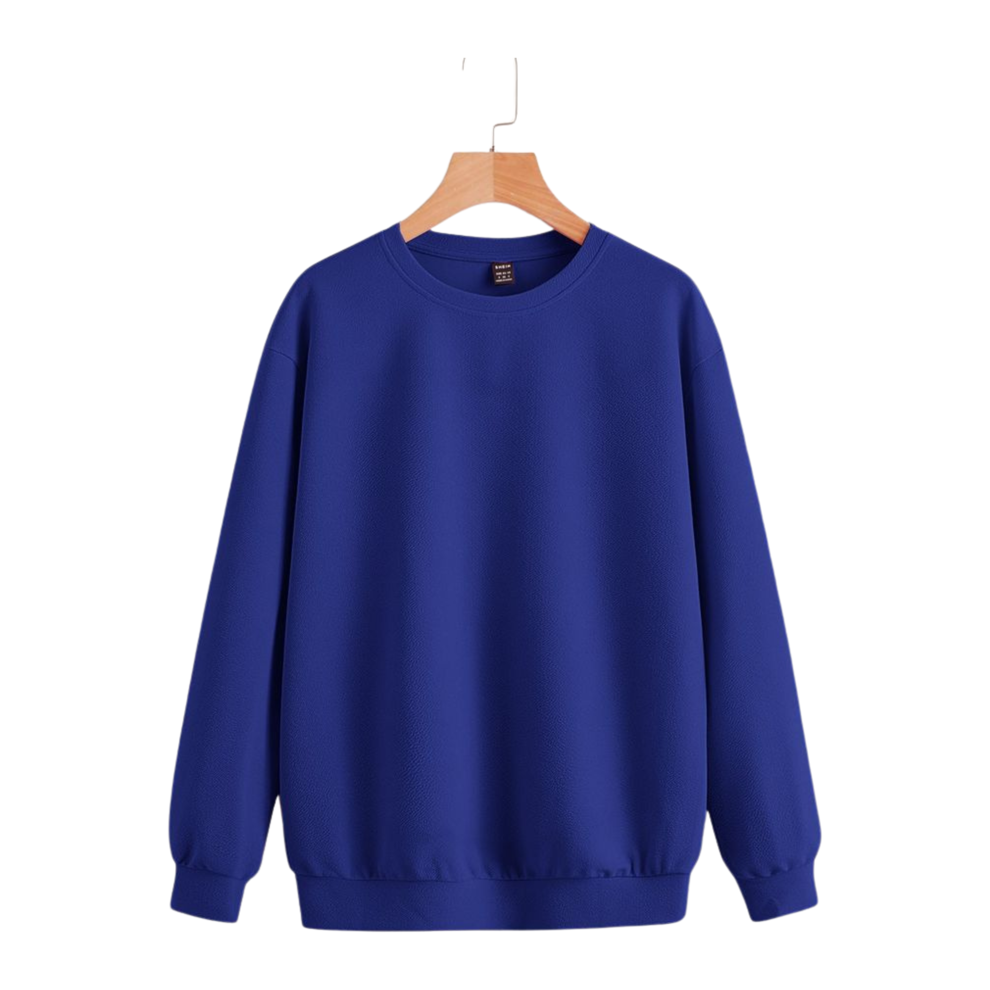 Royal Blue Drop-Shoulder Sweatshirt