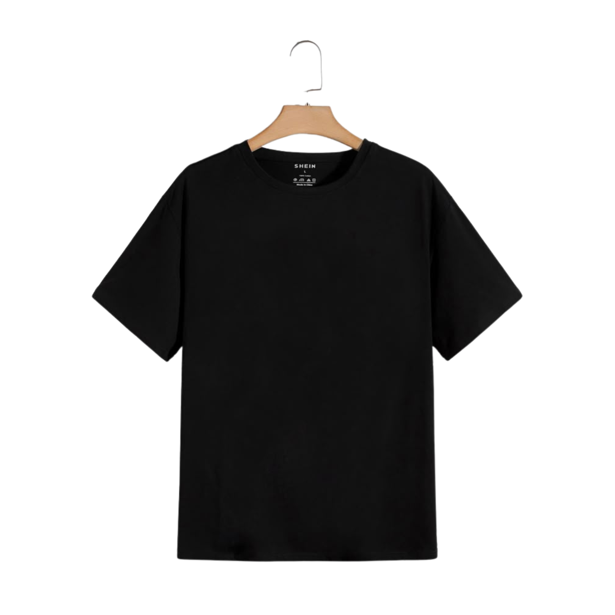 Men's Signature Onyx Black Drop Shoulder Tee