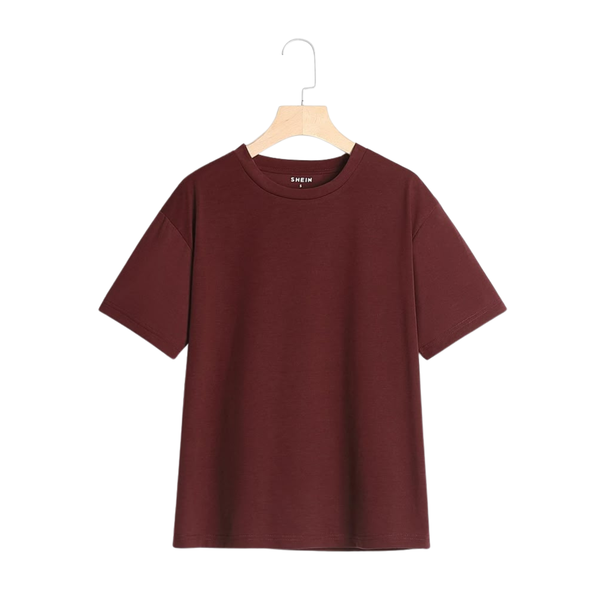 Men's Signature Maroon Drop Shoulder Tee